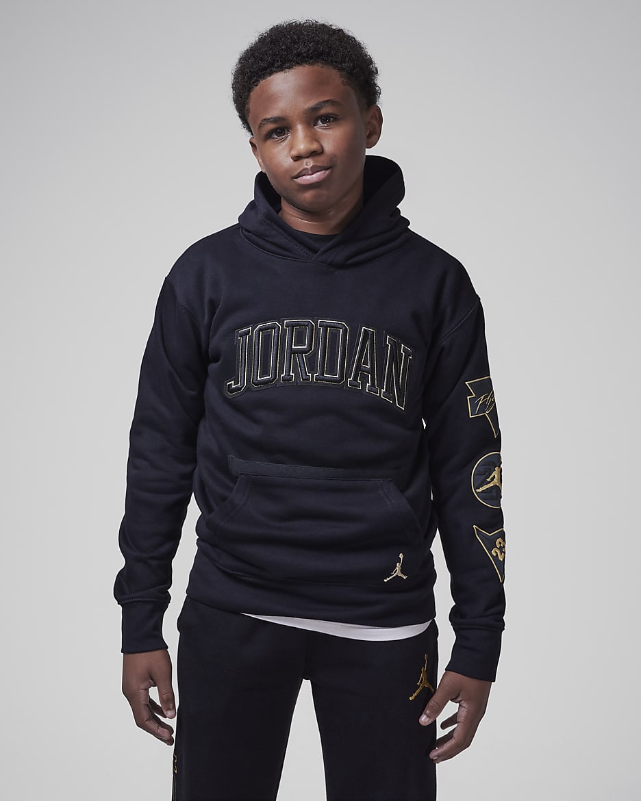Jordan See Me Shine Big Kids Pullover Hoodie. Nike